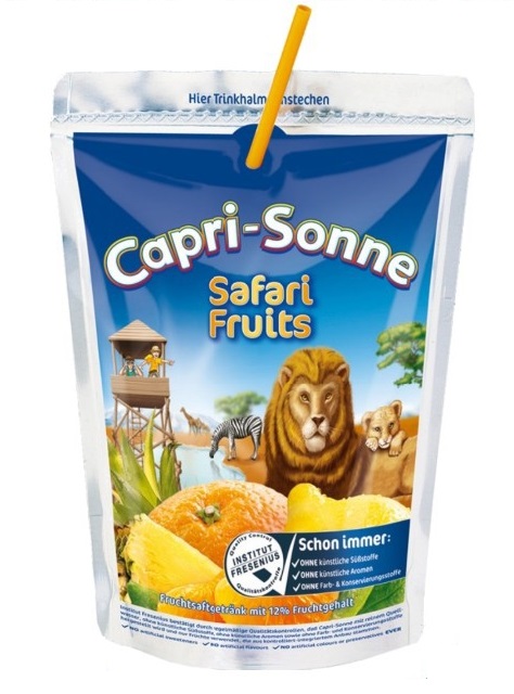 Capri Sonne 200ml Safari Fruits Drink