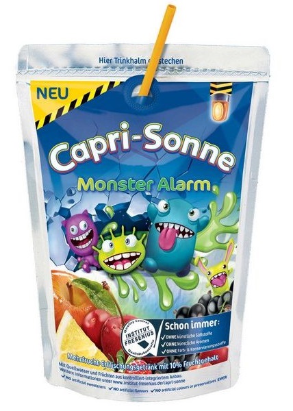 Capri Sonne 200ml x 10pcs Monster Alarm Juice