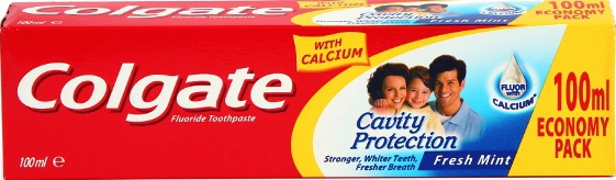 Colgate toothpaste 100ml Cavity Protection