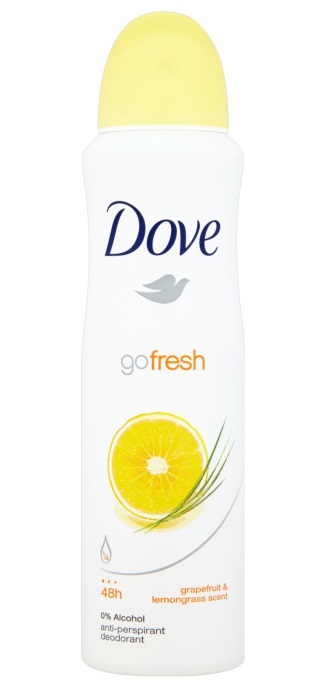 Dove GoFresh Grapefruit & Lemongrass Antiperspirant Spray 150ml