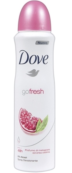 Dove GoFresh Pomegranate and Lemon Verbena Antiperspirant Spray 150ml