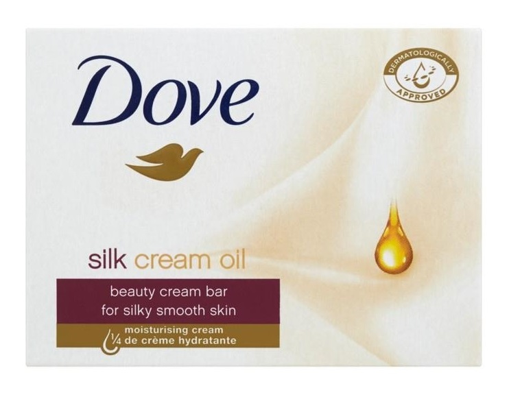 Dove Silk Cream Oil Beauty Cream Bar Soap 100g