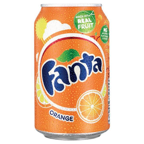 Fanta Orange 330ml Cans