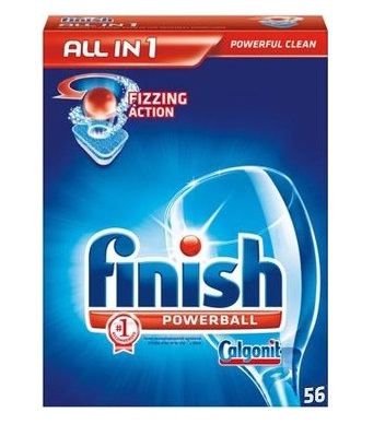 Finish Powerball All in 1 Dishwashing tablets 56pcs