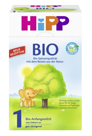 Hipp Bio 1 Bio-Anfangsmilch von Geburt an 600g