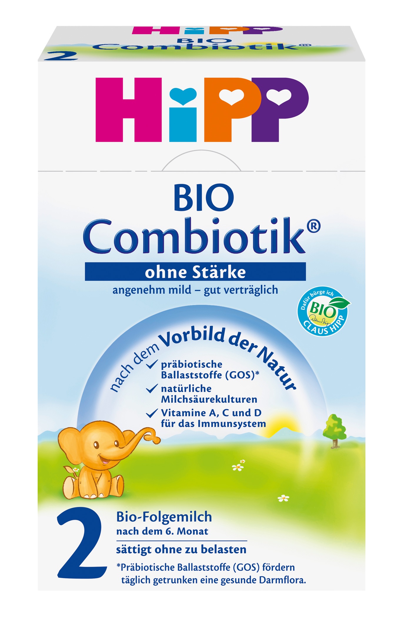 Hipp Bio Combiotik Ohne Stärke 2 Bio-Folgemilch 600g