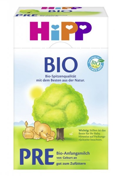 Hipp Bio PRE Bio-Anfangsmilch von Geburt an 600g