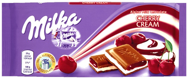 Milka Chocolate Cherry Cream 100g