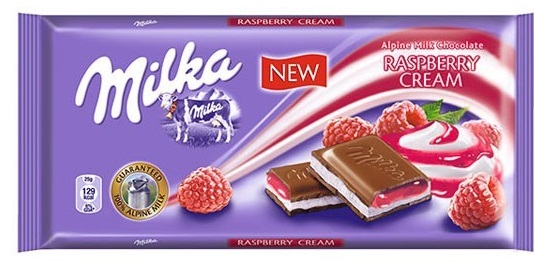 Milka Raspberry Cream 100g