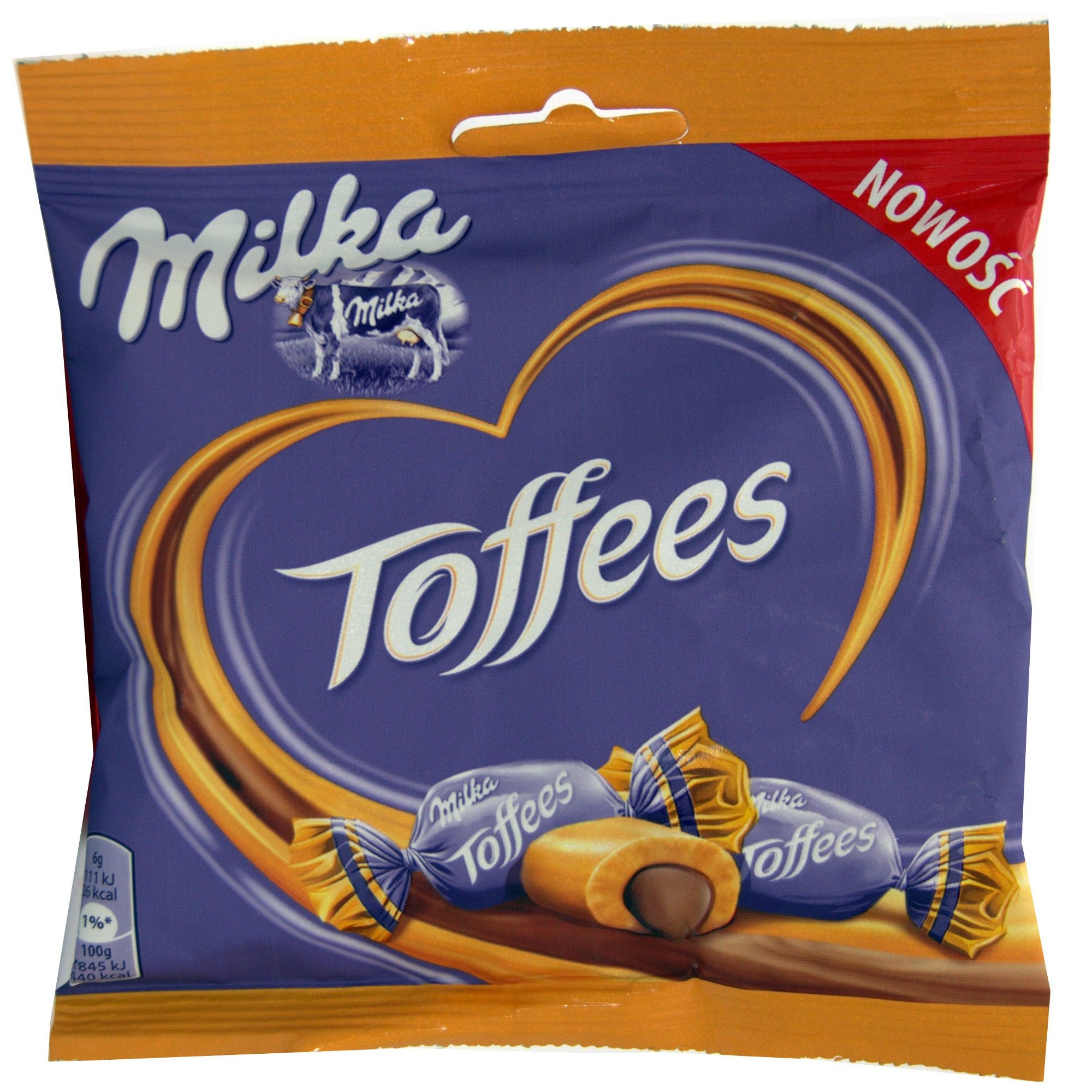 Milka Toffees Candies with Chocolate 72g