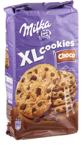 Milka XL Cookies Choco 184g
