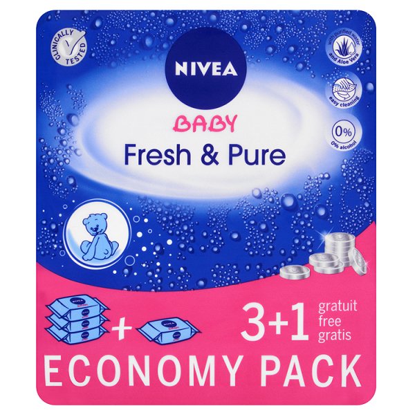 Nivea Baby Fresh & Pure Wipes 252pcs