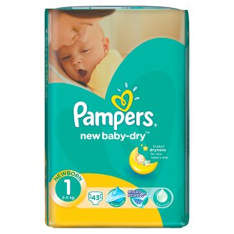 Pampers Newborn Baby Diapers 43 pcs 