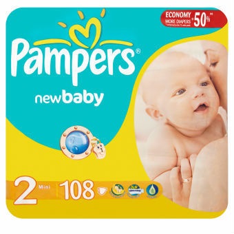 Pampers 108pcs Mini Diapers