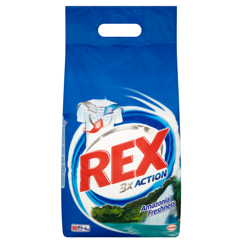 Rex 3x Action Amazonia Freshness Washing Powder 6kg