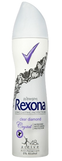 Rexona Women Crystal Clear Diamond Deodorant Spray 150ml
