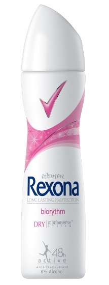 Rexona Women Dry Biorythm Anti-Perspirant Spray 150ml